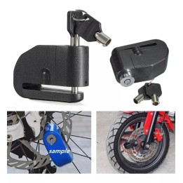 Candado-alarma Freno Disco Seguridad Para Motocicleta Y Bici