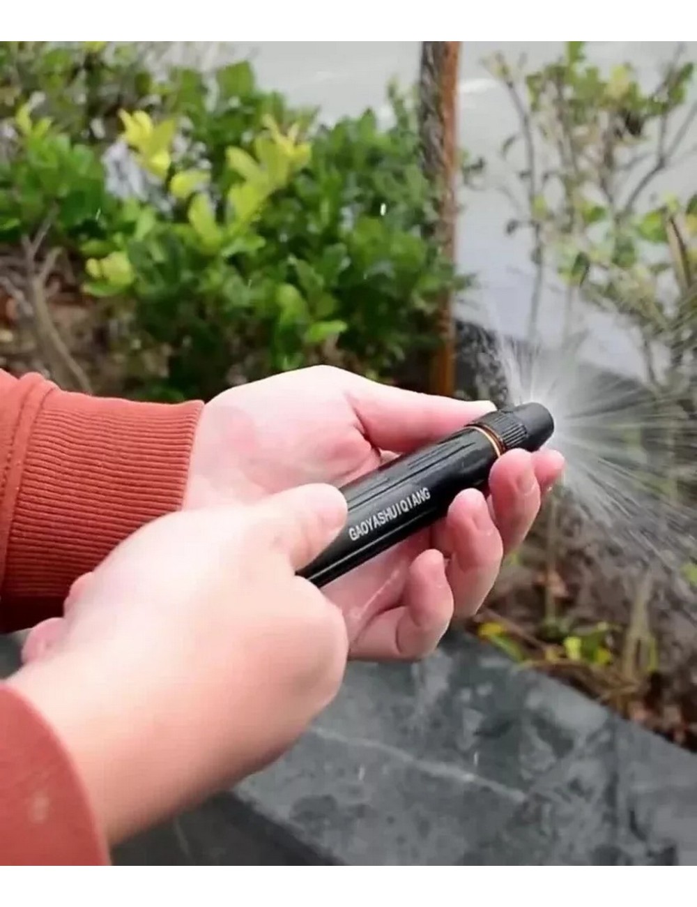 Pistola Boquilla Alta Presión Ajustable Ahorradora De Agua