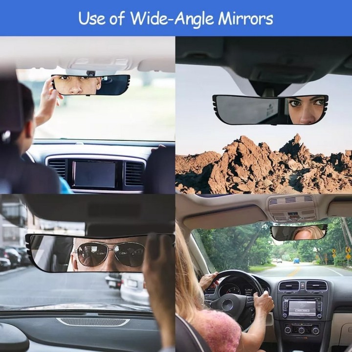 Espejo Retrovisor Puntos Ciegos Gran Angular Angel View