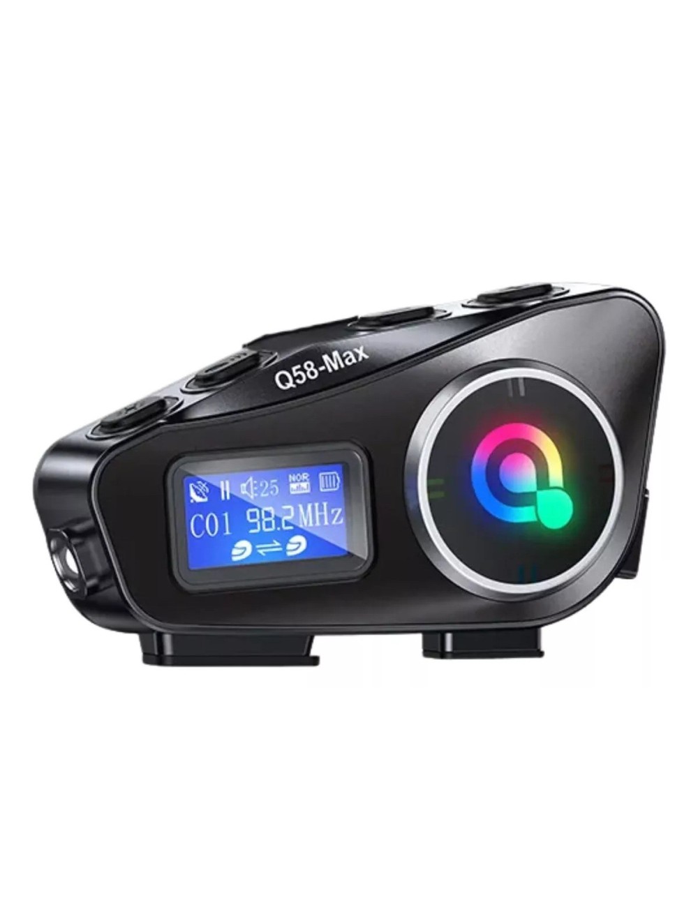 Intercomunicador Para Casco Moto Fm Bluetooth Q-58 Max