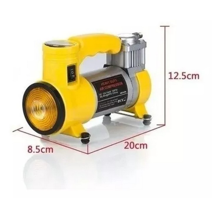 Compresor De Aire 12v Cyclone Ac-pro 150 Psi 35 Lpm Luz