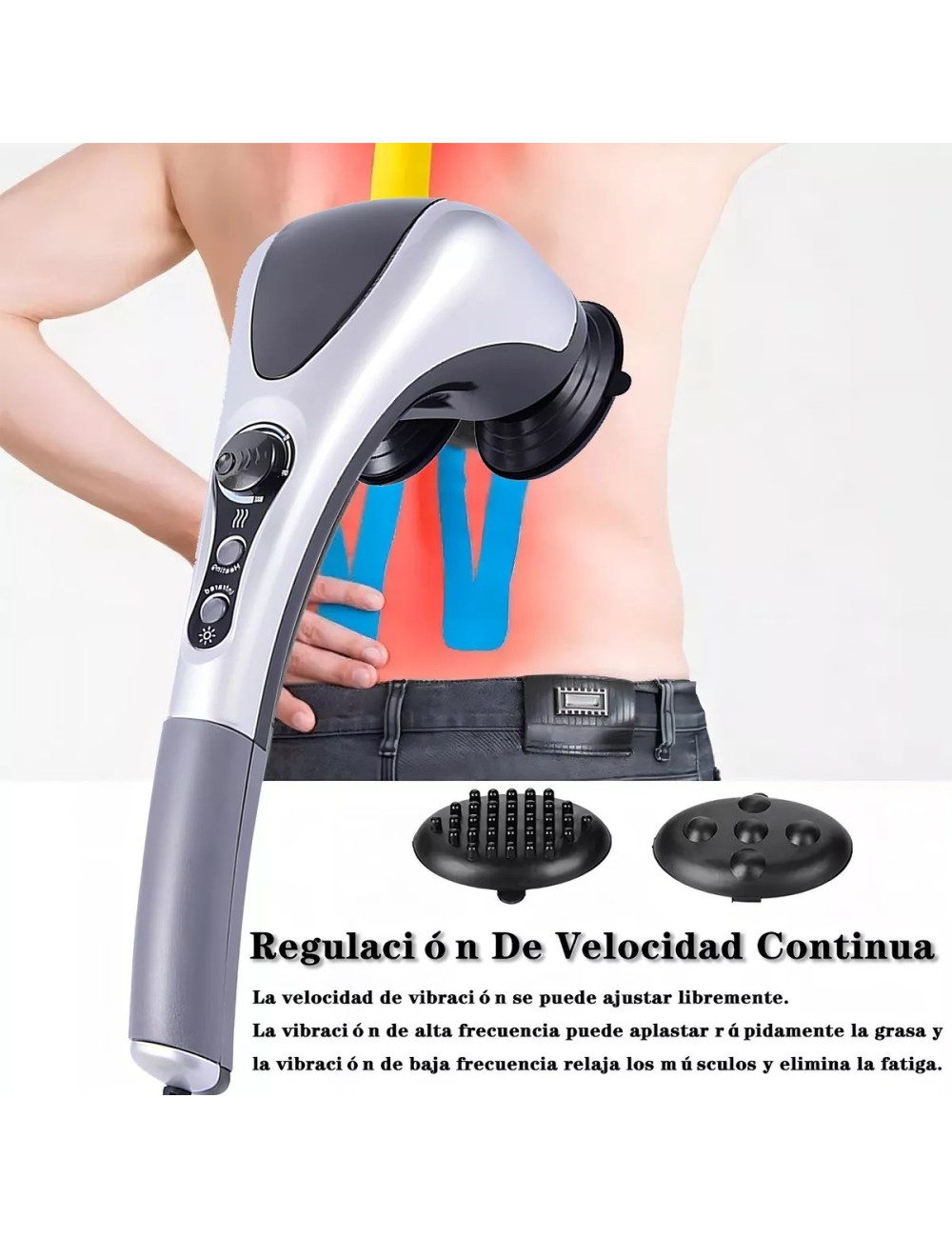 Masajeador Corporal Terapeutico Infrarojo Relajante Muscular