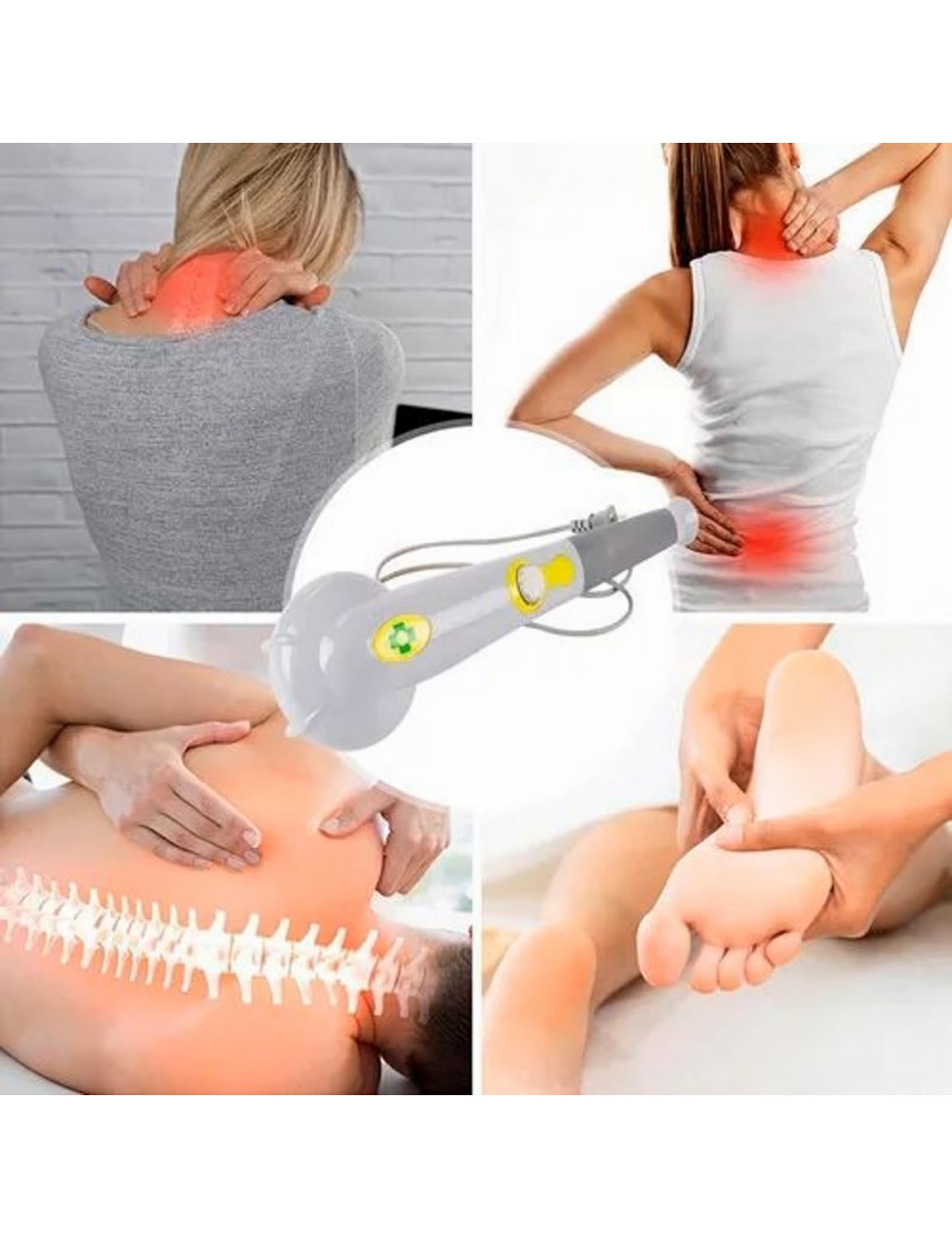 Masajeador Magic Massger 8 En 1 Cabezales Profesional