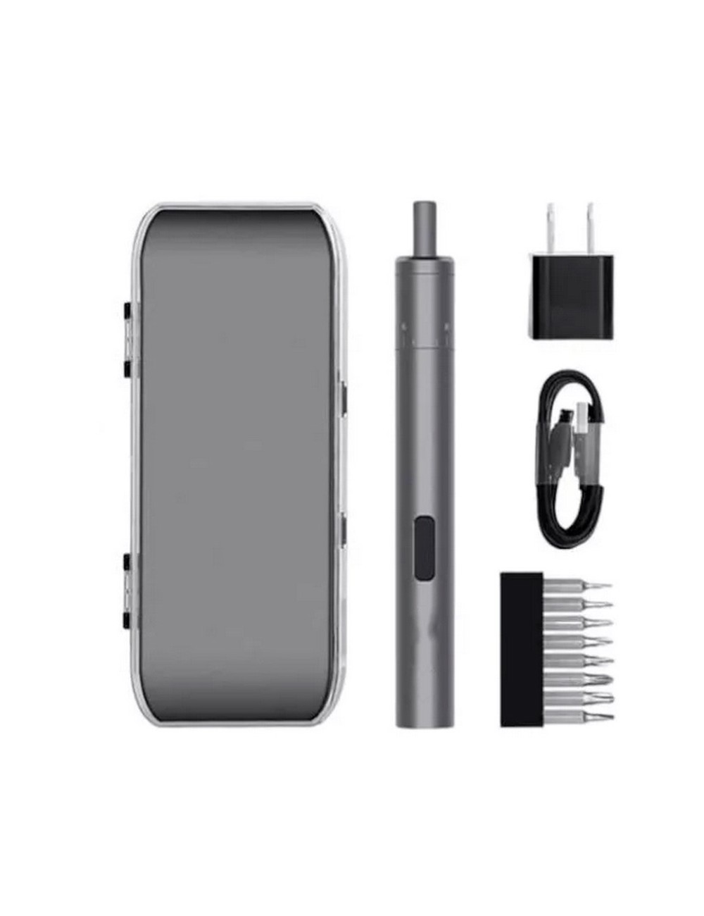 Mini Destornillador Eléctrico Recargable Ajustable + Estuche
