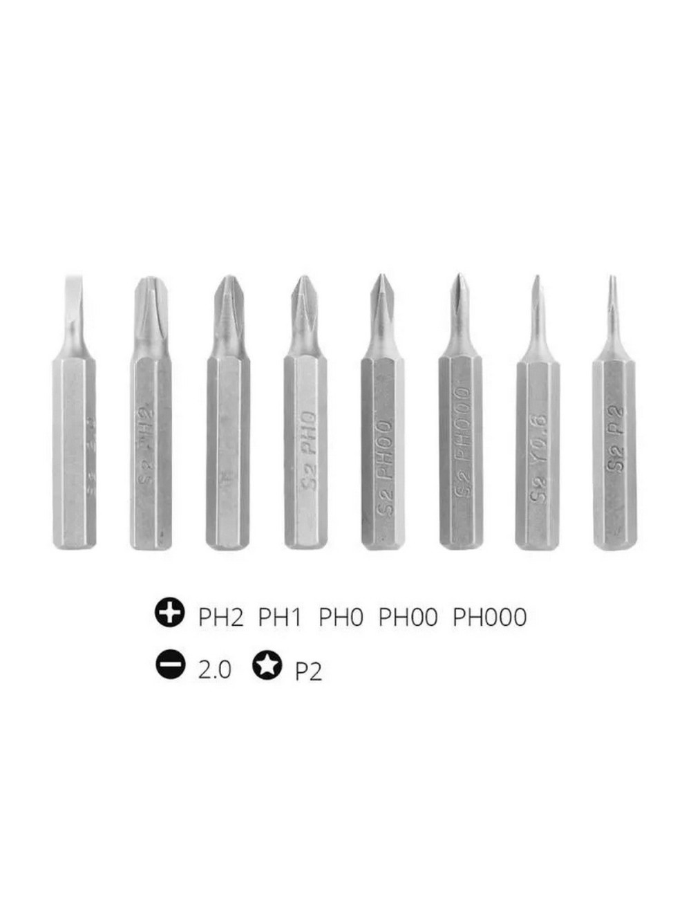 Mini Destornillador Eléctrico Recargable Ajustable + Estuche