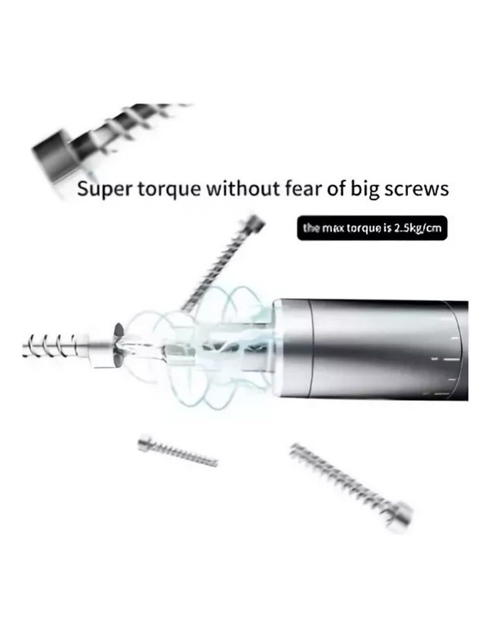 Mini Destornillador Eléctrico Recargable Ajustable + Estuche