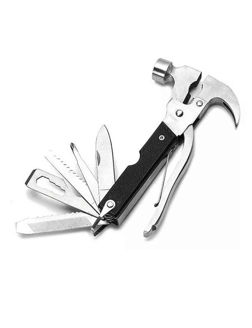 Martillo Herramienta Multifuncional 18 En 1 Hogar Camping