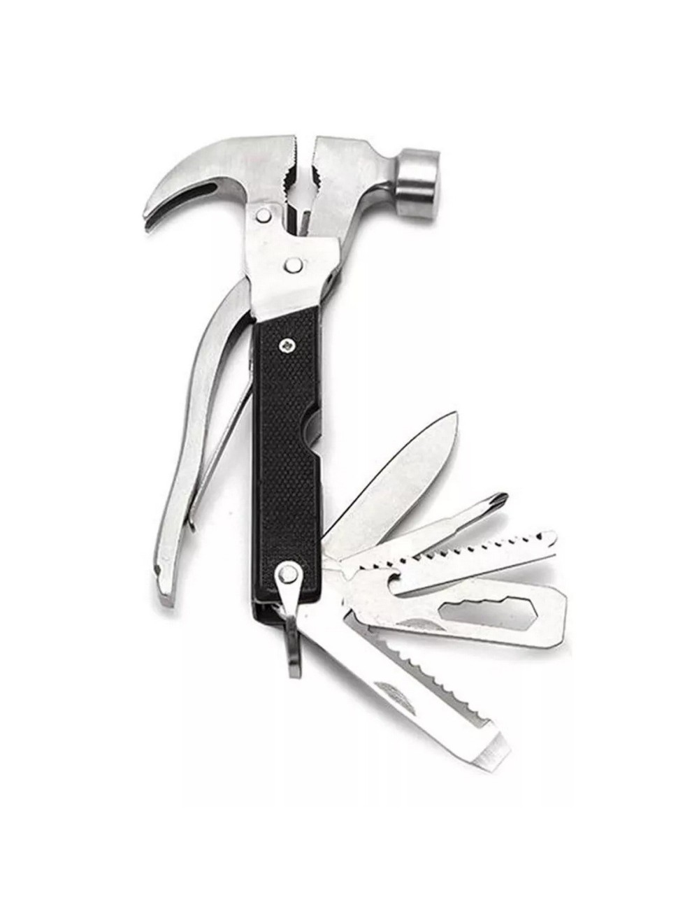 Martillo Herramienta Multifuncional 18 En 1 Hogar Camping