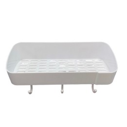 Soporte Rectangular Organizador Baño Pared Adhesivo