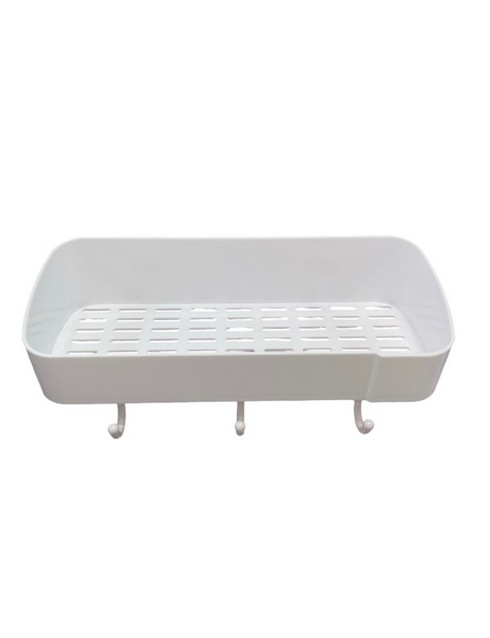 Soporte Rectangular Organizador Baño Pared Adhesivo