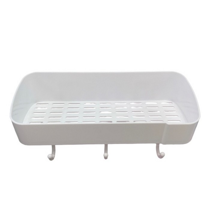 Soporte Rectangular Organizador Baño Pared Adhesivo