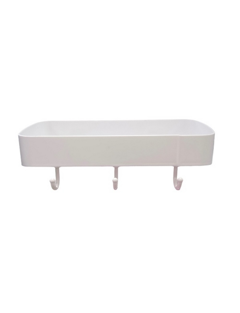 Soporte Rectangular Organizador Baño Pared Adhesivo