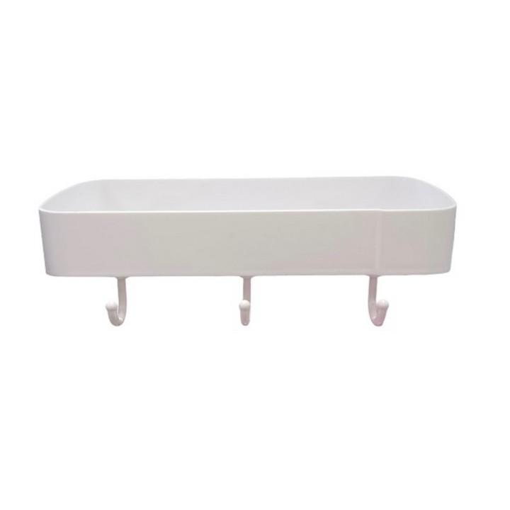 Soporte Rectangular Organizador Baño Pared Adhesivo