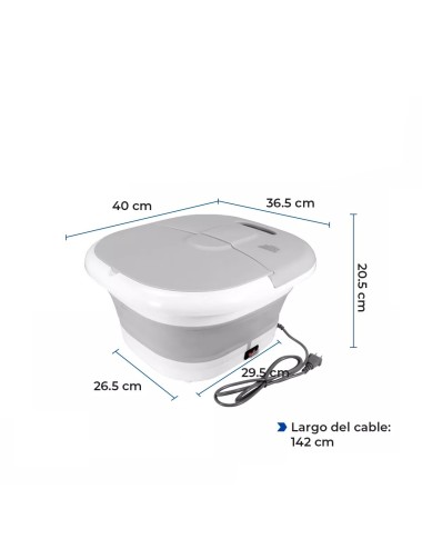 Masajeador Spa Para Pies Plegable Hidromasaje Compacto