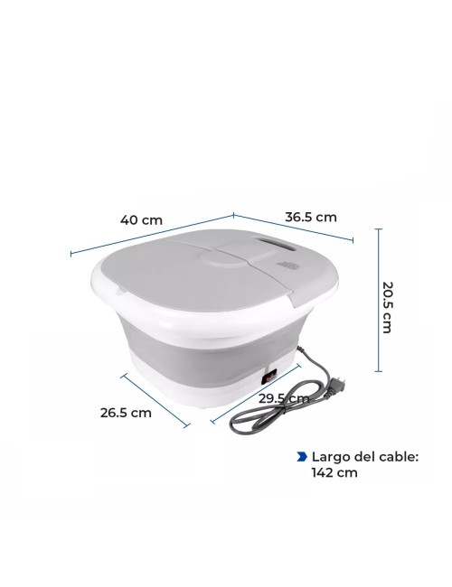 Masajeador Spa Para Pies Plegable Hidromasaje Compacto