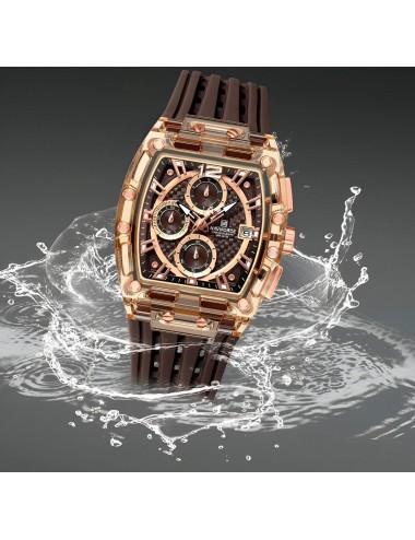 Reloj Naviforce Deportivo Nf7105 Goma Hombre + Estuche