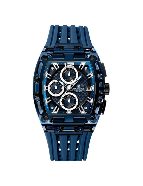 Reloj Naviforce Deportivo Nf7105 Goma Hombre + Estuche