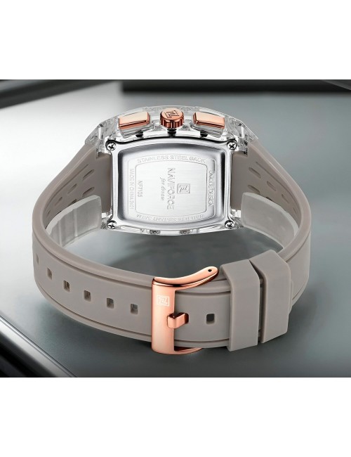 Reloj Naviforce Deportivo Nf7105 Goma Hombre + Estuche