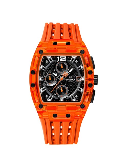 Reloj Naviforce Deportivo Nf7105 Goma Hombre + Estuche