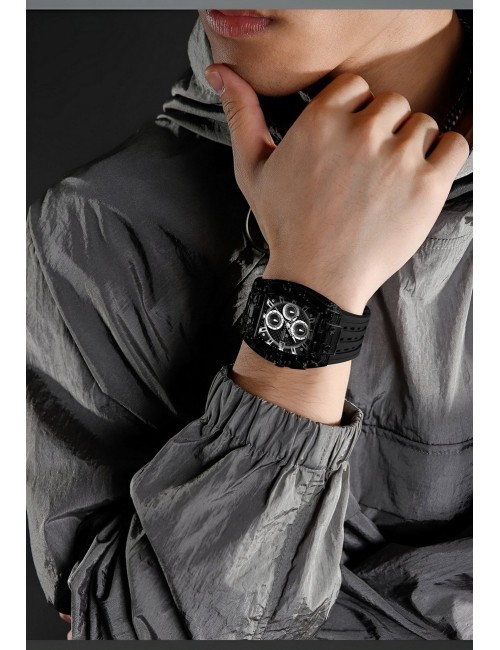 Reloj Naviforce Deportivo Nf7105 Goma Hombre + Estuche