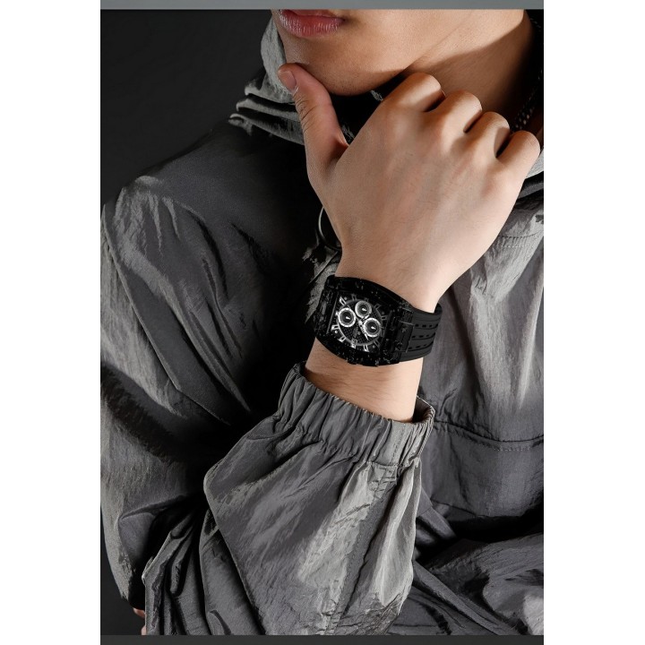 Reloj Naviforce Deportivo Nf7105 Goma Hombre + Estuche