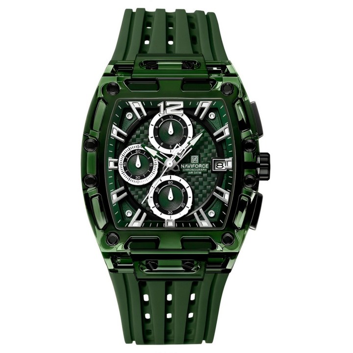 Reloj Naviforce Deportivo Nf7105 Goma Hombre + Estuche