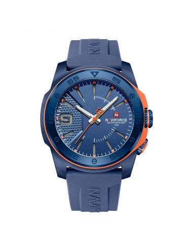 Reloj Naviforce Deportivo Nf7112 Goma Hombre Led + Estuche