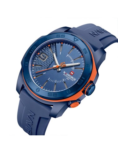 Reloj Naviforce Deportivo Nf7112 Goma Hombre Led + Estuche