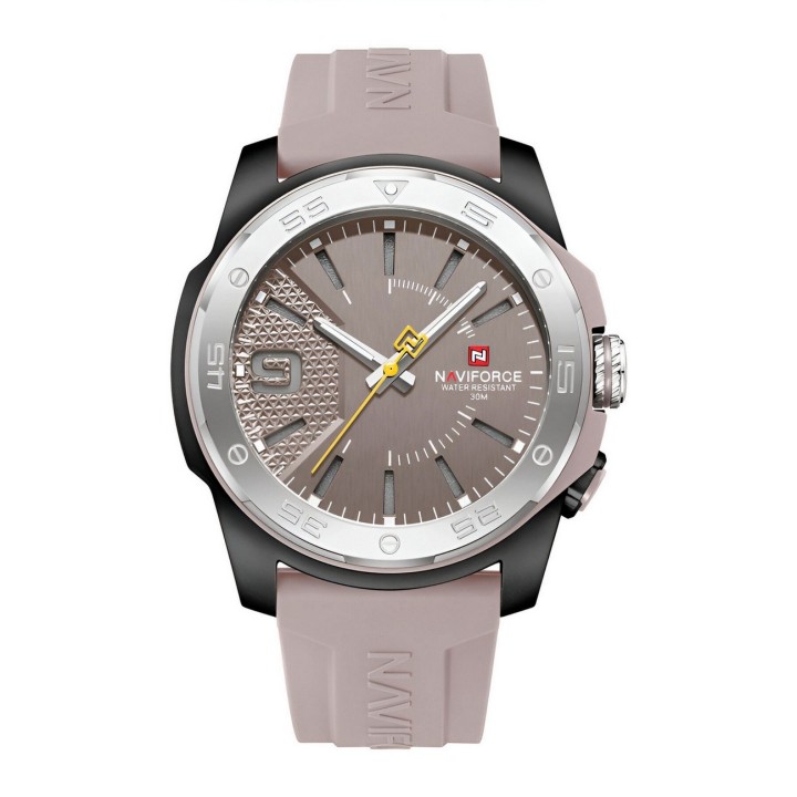 Reloj Naviforce Deportivo Nf7112 Goma Hombre Led + Estuche