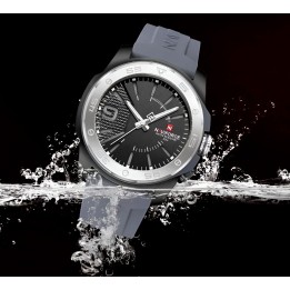 Reloj Naviforce Deportivo Nf7112 Goma Hombre Led + Estuche