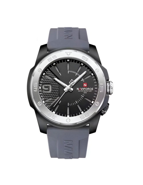 Reloj Naviforce Deportivo Nf7112 Goma Hombre Led + Estuche