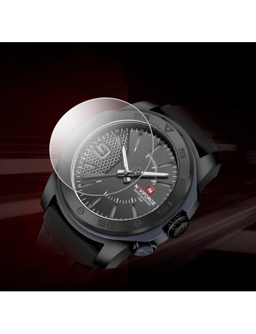 Reloj Naviforce Deportivo Nf7112 Goma Hombre Led + Estuche