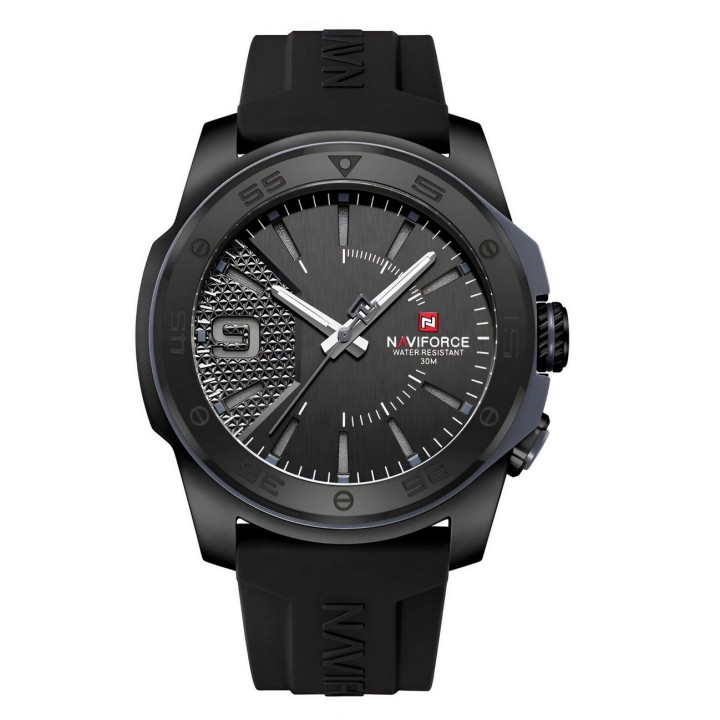 Reloj Naviforce Deportivo Nf7112 Goma Hombre Led + Estuche