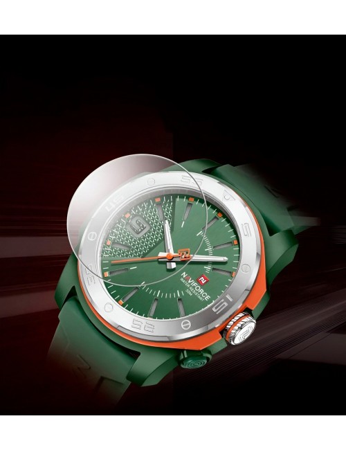 Reloj Naviforce Deportivo Nf7112 Goma Hombre Led + Estuche