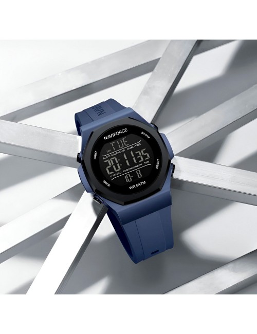 Reloj Naviforce Deportivo Nf7117 Digital Hombre + Estuche