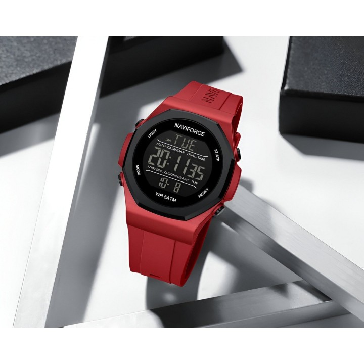 Reloj Naviforce Deportivo Nf7117 Digital Hombre + Estuche