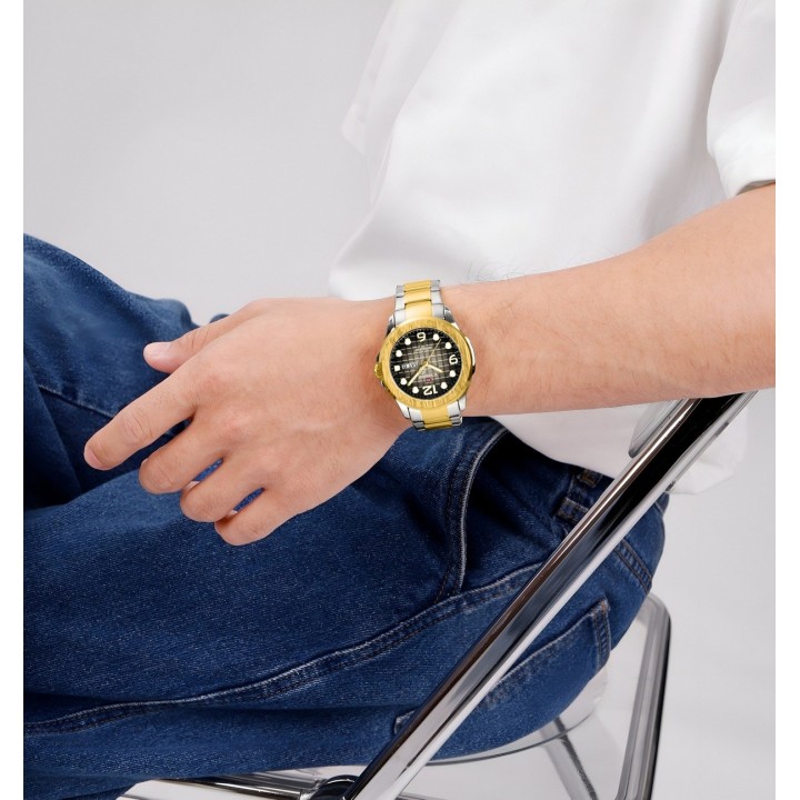 Reloj Naviforce Casual Nf9244 Acero Hombre + Estuche
