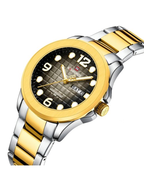 Reloj Naviforce Casual Nf9244 Acero Hombre + Estuche
