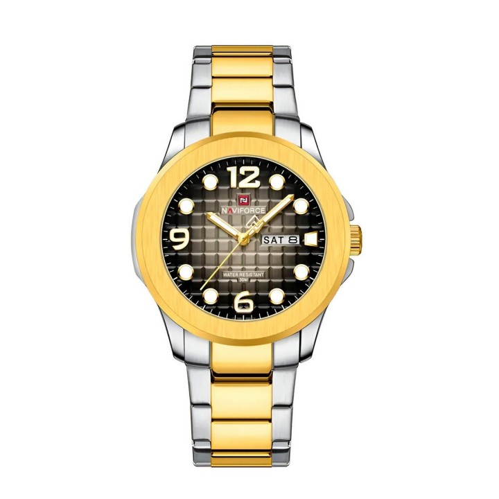 Reloj Naviforce Casual Nf9244 Acero Hombre + Estuche