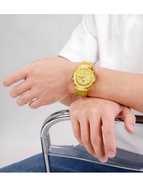 Reloj Naviforce Casual Nf9244 Acero Hombre + Estuche