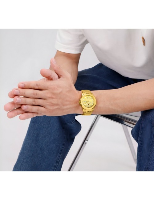 Reloj Naviforce Casual Nf9244 Acero Hombre + Estuche