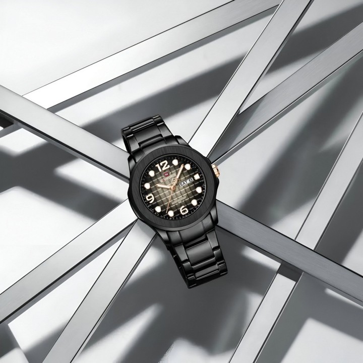 Reloj Naviforce Casual Nf9244 Acero Hombre + Estuche
