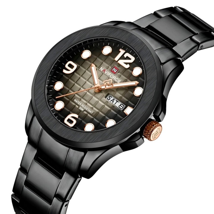 Reloj Naviforce Casual Nf9244 Acero Hombre + Estuche