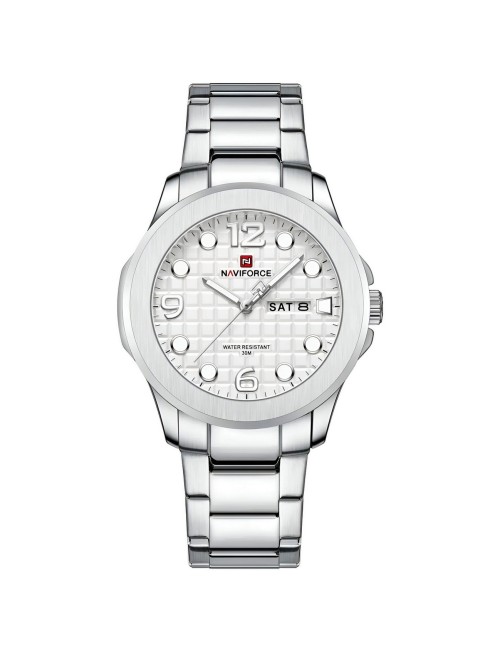 Reloj Naviforce Casual Nf9244 Acero Hombre + Estuche