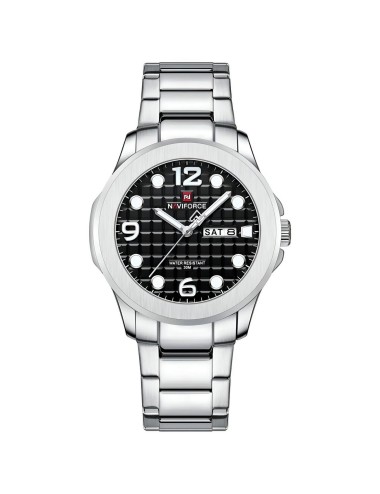 Reloj Naviforce Casual Nf9244 Acero Hombre + Estuche