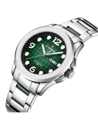 Reloj Naviforce Casual Nf9244 Acero Hombre + Estuche