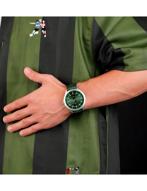 Reloj Naviforce Casual Nf9248l Cuero Hombre + Estuche