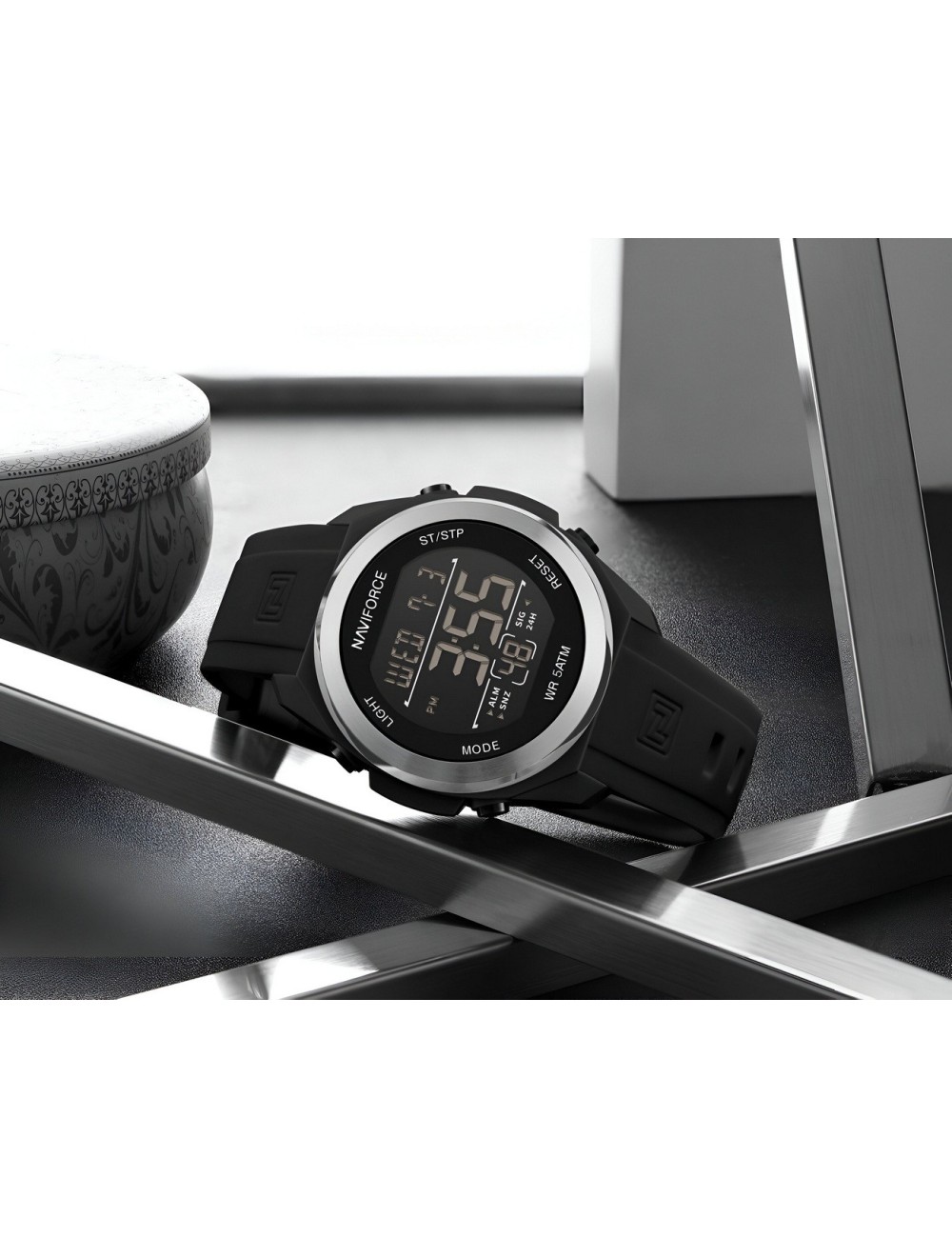 Reloj Naviforce Deportivo Nf7111 Digital Hombre + Estuche