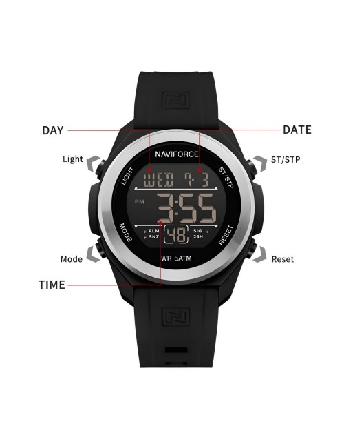 Reloj Naviforce Deportivo Nf7111 Digital Hombre + Estuche