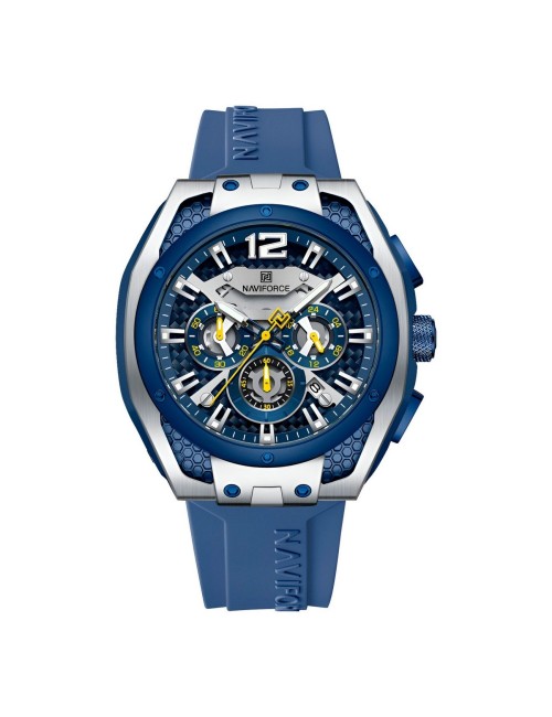 Reloj Naviforce Deportivo Nf8063 Goma Hombre + Estuche